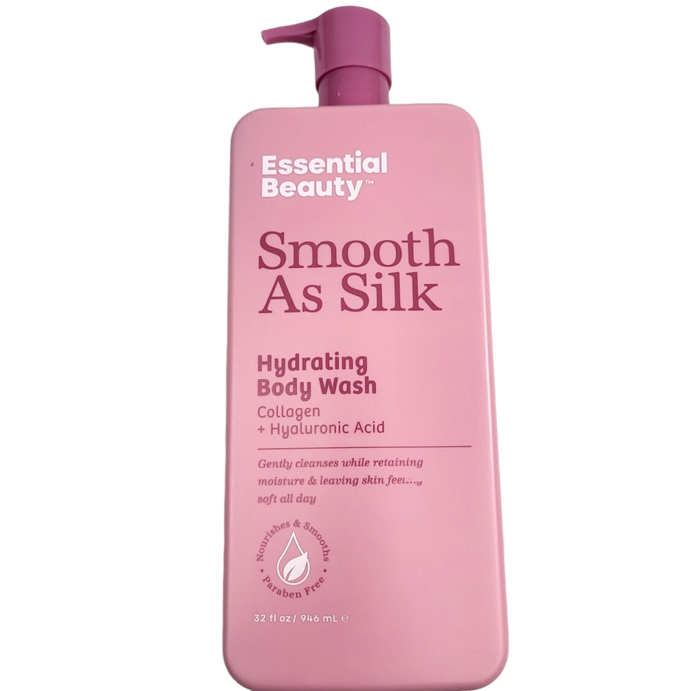 Essential Beauty ~ Smooth As Silk Hydrating Body Wash with Collagen & Hyaluronic